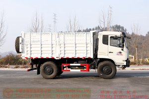 Dongfeng 4WD High-railboard Dump Truck–210HP Higher railboard truck–Dongfeng Off-road Truck Production and Export Manufacturer