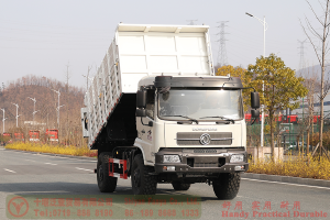 Dongfeng 4WD High-railboard Dump Truck–210HP Higher railboard truck–Dongfeng Off-road Truck Production and Export Manufacturer