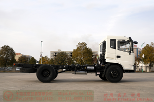 Dongfeng 210 HP Rear Dual Tire Special Purpose Chassis–Dongfeng Flathead 4*2 Chassis–Off-road Truck Export Manufacturer