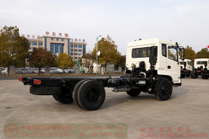 Dongfeng 210 HP Rear Dual Tire Special Purpose Chassis–Dongfeng Flathead 4*2 Chassis–Off-road Truck Export Manufacturer