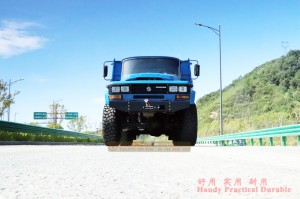 Dongfeng Six Drive သည် Long-head Single Row Dump Truck ဖြစ်သည်။