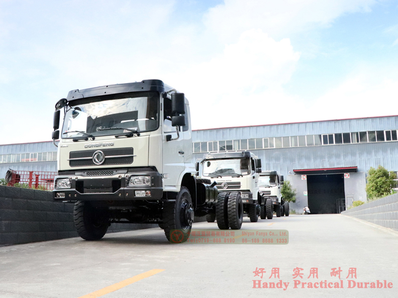 Dongfeng 4WD Multifunctional Off-road Chassis ລົດບັນທຸກ