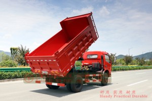 Xe ben hạng nhẹ một dãy 4*2 Dongfeng_Xe ben hạng nhẹ Dongfeng 5 tấn_Xe ben xuất khẩu