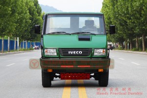 NJ2045 Small long head off-road chassis–NJ2045 Iveco 4WD conversion–Customized 4×4 short head truck for export