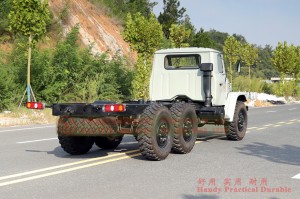 6*6 Dongfeng off-road chassis ສໍາລັບການສົ່ງອອກ – ສົ່ງອອກປະເພດການຂັບລົດຫົກລໍ້ປາຍ off-road chassis ແປງ – Dongfeng ຜູ້ຜະລິດລົດບັນທຸກ off-road ຫົກລໍ້