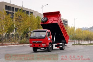 Xe tải tự đổ loại nhẹ 5 tấn Dongfeng – Xe tải tự đổ xuất khẩu – Xe tải tự đổ hạng nhẹ 4 * 2 hàng đơn Dongfeng
