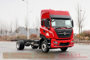 Dongfeng 4*2 Off Road Truck Chassis–290 hp Tianjin KR Flat Head High Roof Double Bedroom Cab Cargo Chassis Conversion Manufacturer – Export Special Purpose Vehicle Chassis