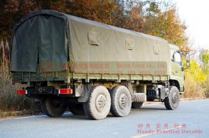 Dongfeng 6*6 EQ2140B หกไดรฟ์ 6WD Off-road หัวแบนหนึ่งและครึ่งแถว