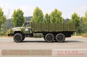 Dongfeng Pointed truck conversion manufacturer–Dongfeng Six Drive Classic EQ2082 Off-road Truck–6*6 Pointed off-road truck