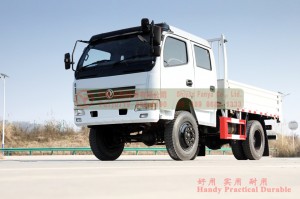 Dongfeng Right- Handdrive Four Drive รถบรรทุกออฟโรดงานเบา