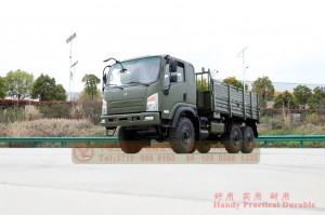 Flathead 2082 Six-wheel Drive Off-road Truck_Bobcat Two-and-a-half-ton Diesel Off-road Troop Carrier_Strengthened 6*6 Road Transport Truck