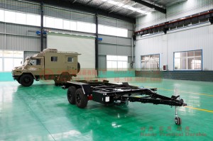 Dual Axle Independent Suspension Trailer RV Chassis-စိတ်ကြိုက် Loading Drone Trailer Chassis-Australian Imported Electric Brake Special Trailer Chassis Conversion