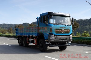 รถบรรทุกส่งออก Dongfeng ขับเคลื่อนหกล้อ 340hp – รถบรรทุกสินค้า 6 * 6 พร้อมเสาหลังคาผ้าใบกันน้ำ – ผู้ส่งออกและผู้ผลิตรถบรรทุกออฟโรด Dongfeng