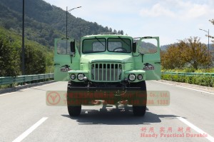 Khung gầm diesel đầu dài Dongfeng EQ2100E6DJ – Khung gầm xe tải địa hình Dongfeng 6*6 xuất khẩu – loại xuất khẩu dẫn động sáu bánh chuyển đổi khung gầm địa hình