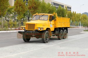 Xe tải diesel hai lớp kính hai đầu Dongfeng 6 * 6 – Xe tải địa hình dân dụng bốn tấn EQ240 – EQ2082 xe chở quân địa hình Y25 nhọn