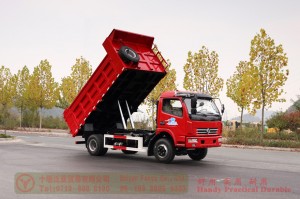 Xe tải tự đổ loại nhẹ 5 tấn Dongfeng – Xe tải tự đổ xuất khẩu – Xe tải tự đổ hạng nhẹ 4 * 2 hàng đơn Dongfeng