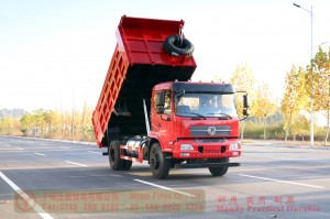 东风天锦4*2自卸车——可拉12吨出口自卸车——240马力出口自卸车