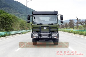 Tùy chỉnh xe tải giường phẳng 190 mã lực– Nhà sản xuất xe tải địa hình đặc biệt 6×6– xe tải Dongfeng sáu bánh EQ2102 dẫn động sáu bánh nâng cấp
