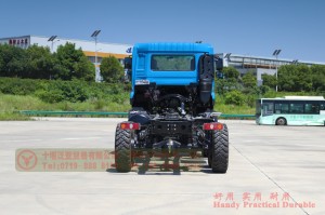 Dongfeng 6 × 6 Off-road Heavy Duty แชสซียานพาหนะวัตถุประสงค์พิเศษ – 375HP Dongfeng Heavy Duty Truck รถสามเพลา – การแปลงแชสซีรถบรรทุกทางไกลออฟโรด