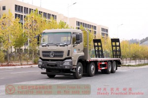 Xe tải sàn phẳng Dongfeng 30 tấn – Xe tải sàn phẳng Dongfeng 8*4 – Xe tải sàn phẳng 10m Dongfeng