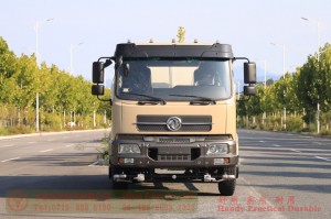 210 hp water tanker truck production and export manufacturers-12 square volume green sprinkler truck – Dongfeng 4*2 sprinkler truck