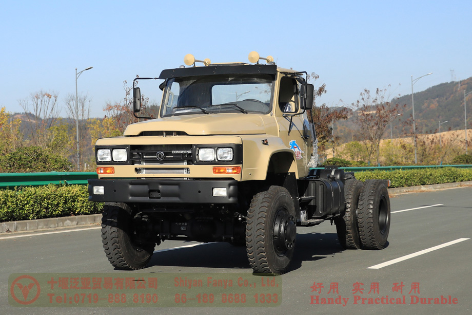 Dongfeng 4WD Pointed off-road special chassis–4*4 Dongfeng 240hp off-road chassis modification–Dongfeng off-road truck chassis export manufacturers