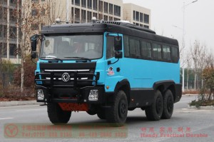 Dongfeng 6X6 bus–210hp bus–25-seater medium bus–Dongfeng 8m bus