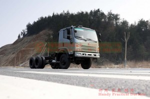 Dongfeng 6*6 Flat Head EQ2082 Road Vehicle Chassis