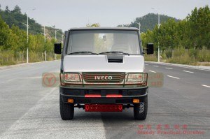 ຂັບທຸກລໍ້ມີນ້ຳໜັກເບົາ ຂະຫຍາຍຫົວຄາລາວານແບບຍາວ – Iveco 4*4 off-road converts – ລົດບັນທຸກຫົວສັ້ນ 4WD ແບບອະເນກປະສົງສຳລັບການສົ່ງອອກ
