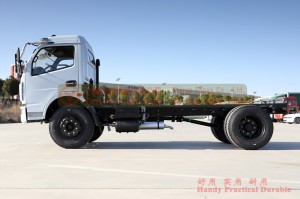 Dongfeng 4*2 Trash Truck Chassis One Row Cab Chassis Light Duty