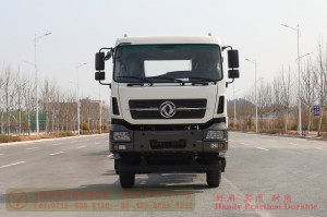 Dongfeng six-wheel drive off-road special purpose vehicle chassis–Rear double axle 400 hp chassis–Special purpose vehicle chassis customization manufacturer