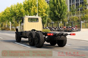 Dongfeng EQ2100 six-wheel-drive off-road chassis – 6×6 pointed EQ245 troop-carrying truck chassis for export – long head 190 hp military vehicle special conversion