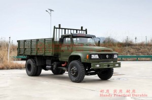 Xe tải mô hình cổ điển đầu nhọn địa hình Dongfeng 4 * 2