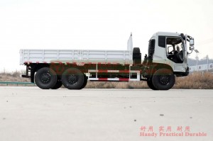 Dongfeng 6*6 260-33 Yuchai Engine Off-road သယ်ယူပို့ဆောင်ရေး ထရပ်
