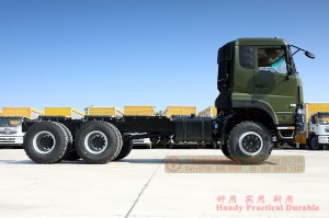 Dongfeng 6×4 Special ORV Chassis Off-road Chassis One Row and a Half Flat Head