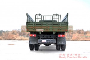Xe tải mô hình cổ điển đầu nhọn địa hình Dongfeng 4 * 2