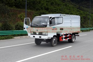 Dongfeng 4WD light 3.8m รั้ว– รถบรรทุก_4×4 รถบรรทุกคลังสินค้าดีเซลขนาดเล็ก