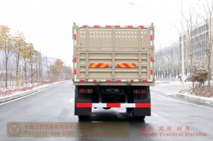 Xe tải tự đổ Dongfeng 6 * 6 đầu phẳng–Xe tải nâng xếp pallet 210 HP–Nhà sản xuất xuất khẩu xe tải địa hình Dongfeng