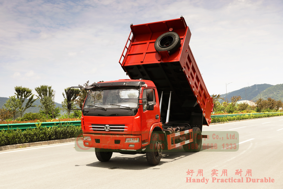 ประสิทธิภาพของรถบรรทุกสีแดง Dongfeng ลักษณะและการแนะนำฉากการใช้งาน