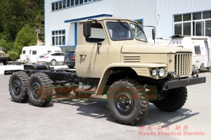 Dongfeng six wheel drive Classic EQ2082E6DJ Chassis – 6×6 Dongfeng 2.5 ton off-road vehicle conversion – standard without winch 240 long head truck chassis