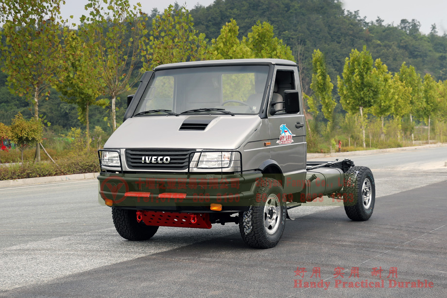 Khung xe caravan tiêu đề dài kéo dài dẫn động bốn bánh Iveco nhẹ - sự lựa chọn hoàn hảo cho những ai yêu thích chuyển đổi caravan!