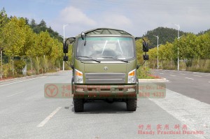 Xe tải địa hình đầu dẹt Dongfeng 6 * 6 – Xe tải địa hình diesel EQ2082 – Xe vận tải địa hình dân dụng Dongfeng 240 xuất khẩu