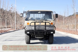 EQ2102 Dongfeng รถหกล้อขับเคลื่อนหนึ่งแถวครึ่ง - รถออฟโรดดีเซลหัวแบน 3.5 ตัน - รถบรรทุกออฟโรด Dongfeng 6 * 6 เพื่อการส่งออก