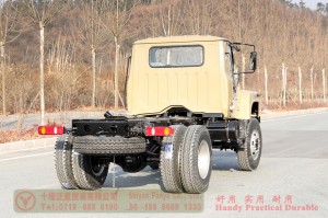 Khung gầm chở hàng nhọn Dongfeng 4 * 4–Khung gầm xe tải địa hình Dongfeng 170 HP–Nhà sản xuất xuất khẩu xe tải chở hàng Dongfeng