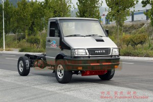 ຂັບທຸກລໍ້ມີນ້ຳໜັກເບົາ ຂະຫຍາຍຫົວຄາລາວານແບບຍາວ – Iveco 4*4 off-road converts – ລົດບັນທຸກຫົວສັ້ນ 4WD ແບບອະເນກປະສົງສຳລັບການສົ່ງອອກ