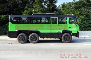 Xe buýt địa hình được sửa đổi khung gầm Dongfeng EQ2102 – Xe buýt địa hình đa năng Dongfeng 6 × 6