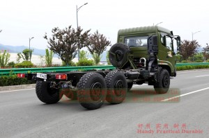 Dongfeng ໃຫມ່ຫົກຂັບ off-road ປະເພດ chassis ພິເສດ - 6 * 6 multifunctional ການປ່ຽນແປງ chassis ສົ່ງອອກ - 210 hp Dongfeng ການຕັ້ງຄ່າ chassis ຍານພາຫະນະ