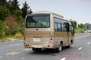 รถบัสข้ามประเทศ Dongfeng 19 ที่นั่ง - รถบัสเชิงพาณิชย์ในเมืองและในชนบทขนาดกลางเพื่อการส่งออก - รถบัส Dongfeng 4 * 2 19 ที่นั่ง
