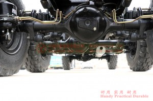 Dongfeng ຂັບຫົກລໍ້ຄລາສສິກ EQ2082E6DJ Chassis – 6×6 Dongfeng 2.5 ໂຕນການແປງຍານພາຫະນະ off-road – ມາດຕະຖານທີ່ບໍ່ມີ winch 240 chassis ລົດບັນທຸກຫົວຍາວ
