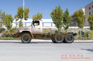 Khung gầm xe tải diesel hai kính đầu dài Dongfeng –EQ240 khung gầm xe tải địa hình dân dụng nặng bốn tấn–EQ2082 khung gầm xe chở quân địa hình Y25 nhọn